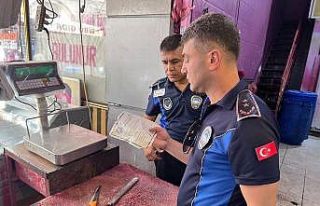 Zabıtadan Kasaplar Çarşısı’na denetim