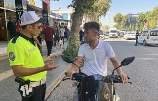 Adıyaman’da, ‘Kask’ denetimi yapıldı