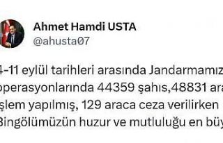 Bingöl’de huzur operasyonu