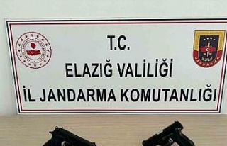 Elazığ’da ruhsatsız silah operasyonu