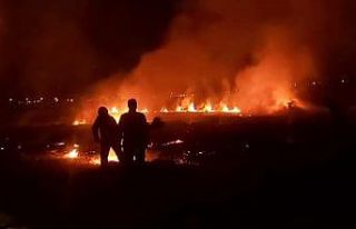 Erzincan’da anız yangını