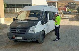 Hakkari’de okul servisleri denetlendi