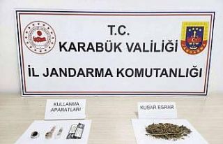 Karabük’te uyuşturucu operasyonu