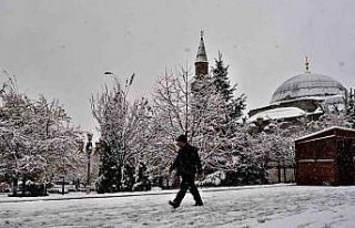 Erzurum beyaza büründü