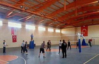 Akkışla’da voleybol heyecanı