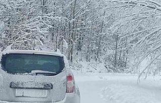 Bartın’a beklenen kar geldi