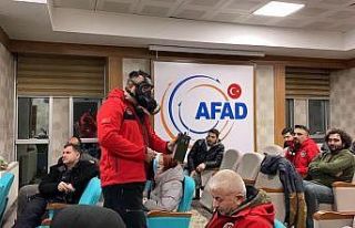 AFAD’dan hazmat eğitimi aldılar