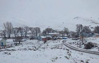 Erzurum’a kış geri geldi