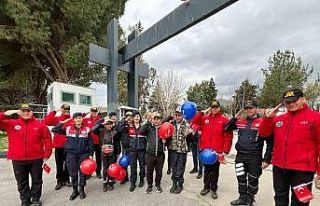 Jandarma özel misafirlerini ağırladı