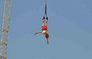 Fethiye’de "bungee jumping" heyecanı