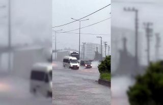 Trabzon’da şiddetli yağış