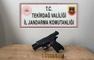 Tekirdağ’da ruhsatsız silah operasyonu