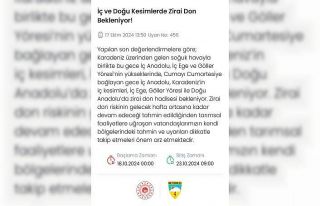 Denizli’ye zirai don uyarısı