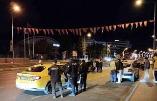 Edirne polisinden gece denetimi