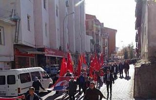 Hisarcık’ta Cumhuriyet Yürüyüşü