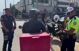 Kahramanmaraş polisinden motosiklet denetimi