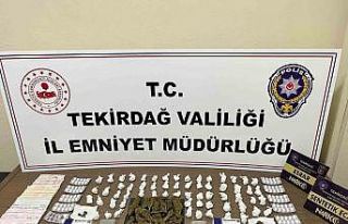 Tekirdağ’da uyuşturucu operasyonu