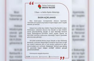 Amasya Valiliği’nden ’zimmet’ açıklaması