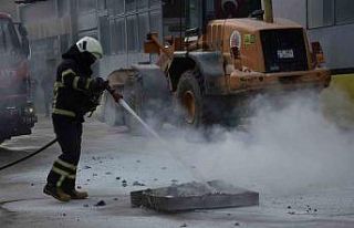 Atakum Belediyesi’nde yangın tatbikatı