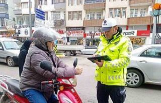 Bafra’da motosiklet denetimleri