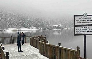 Bolu’nun incisi beyaza büründü