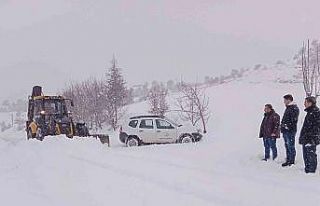 Çameli Belediyesi kar nöbetinde