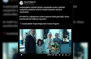 Emine Erdoğan’dan "Anadoludakiler" paylaşımı: