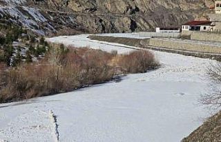 Hakkari’de Zap Suyu dondu