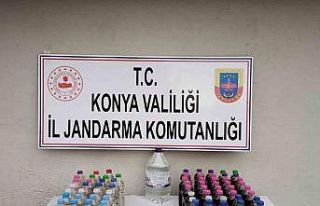 Konya’da sahte içki operasyonu