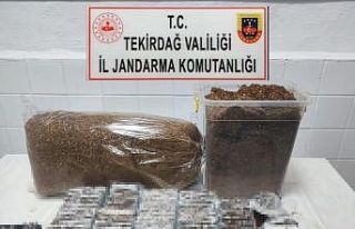 Tekirdağ’da kaçak tütün operasyonu