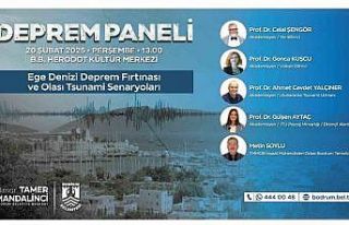 Bodrum Belediyesi’nden deprem paneli