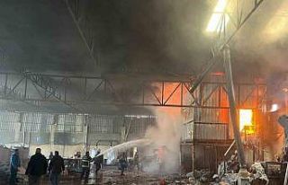 Kırıkhan’da Hurdacılar Sitesi’nde yangın