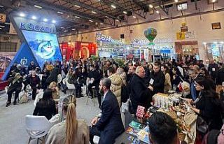 Turizm fuarında Gölcük rüzgarı