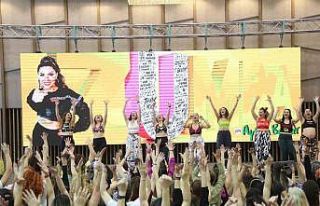 Zumba tutkunları Merkezefendi’de buluştu