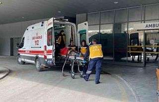 Çatıdan düşen kişi yaralandı
