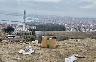Çırçır Tepesi çöplüğe döndü