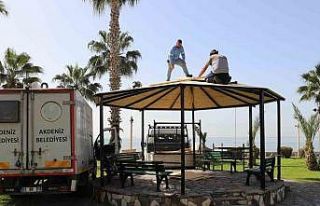 Akdeniz’de parklar yenileniyor
