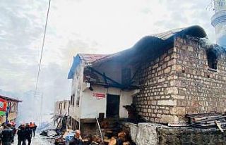Artvin Şavşat’ta yangın