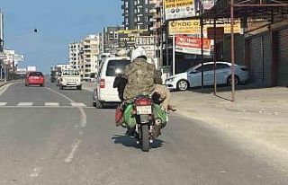 Dikkat: Motosiklette koç var