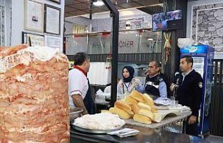 Haliliye’de dönercilere denetim
