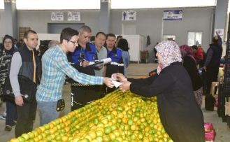 Biga’da pazar esnafı için mobil tahsilat hizmeti