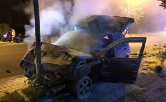 Babaeski’de 3 araç birbirine girdi