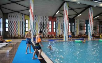 Erzurum’da çocukların aqua park eğlencesi
