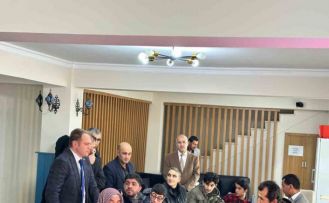 Kaymakam Koşansu özel bireylerle buluştu