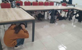 Çocuklara afet bilinci etkinliği