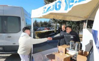 Elazığ Belediyesi’nden MSÜ, adaylarına ikram