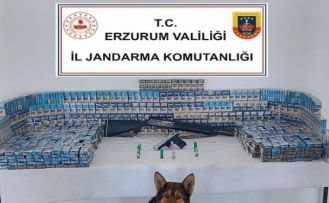 Jandarmadan kaçak sigara operasyonu