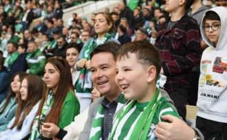 Osmangazili çocuklar maç heyecanı yaşadı