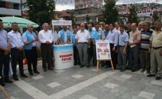Devrek’te kurban tanıtım standı açıldı
