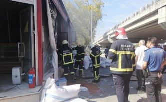 Gölcük’te fırında çıkan yangın korkuttu